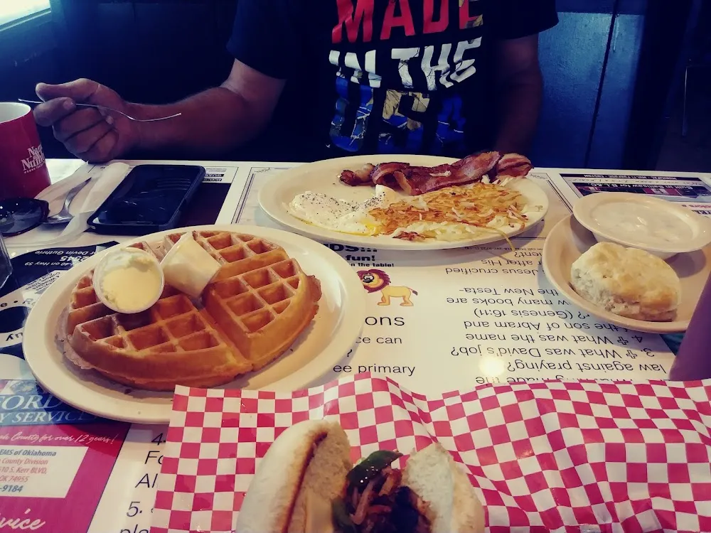 Bacon Eggs Hashbrowns Biscuit